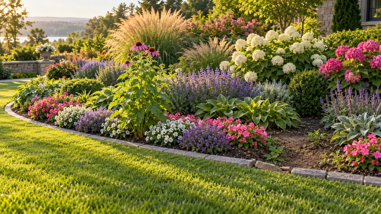 Parterre de fleurs : bordure nette, hauteurs étagées et 3 erreurs qui ruinent l'effet