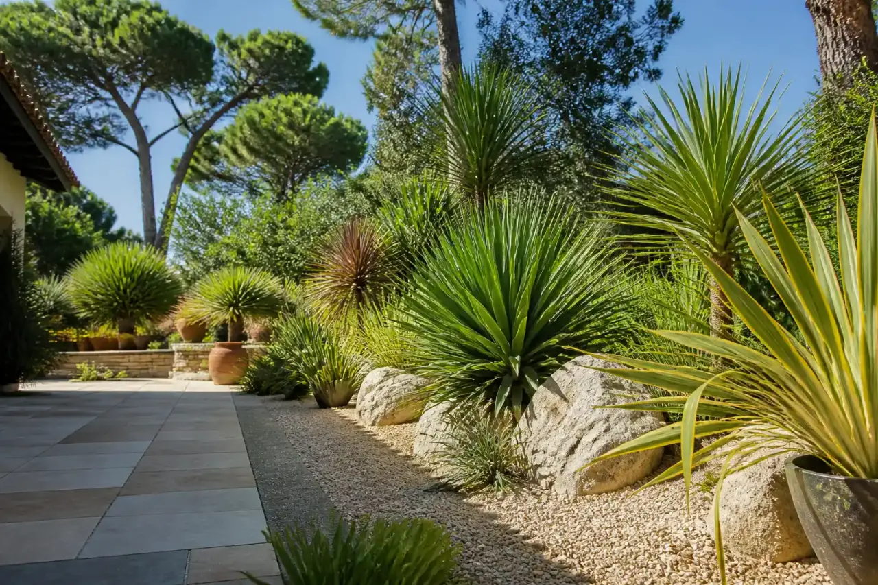 Plante à longues feuilles pointues pour l’extérieur : le drainage compte plus que la rusticité en hiver
