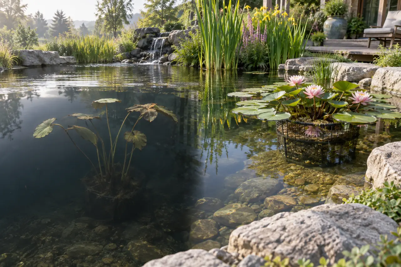 Plante pour bassin extérieur : l’erreur de profondeur qui compromet l’équilibre du bassin